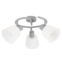 Lampa sufitowa Ginko oprawa ze szklanymi kloszami 3-punktowa do salonu