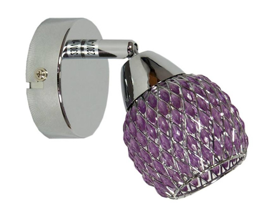 Aplic de perete 1X40W G9 violet CLEAR 91-06905