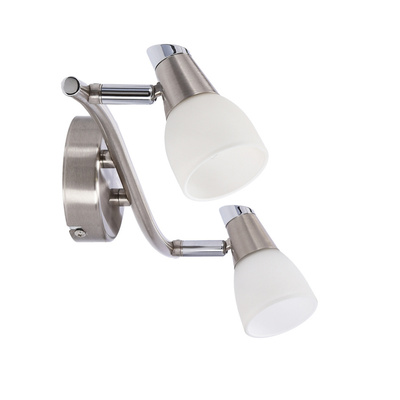 Wandlampenleiste 2X40W G9 matt/chromweiß SELIA 92-69986