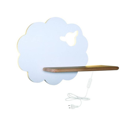 LED-Leuchtregal 5W IQ Kids Sheep weiß 21-85139