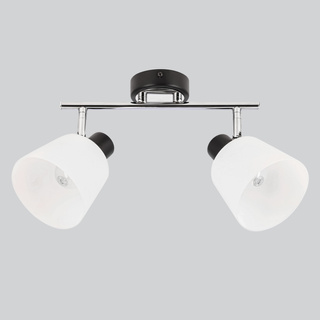 Lampa sufitowa BILOBA  czarny 2x40W E14 nowoczesny styl do salonu sypialni kuchni korytarza
