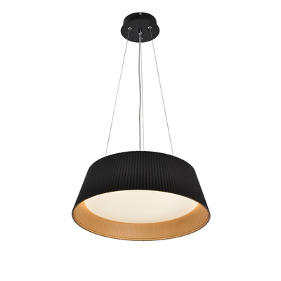 UMBRIA LAMPE SUSPENDUE EN BOIS NOIR LED LAMPE BLANCHE 31-24183