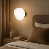 STONES wall lamp 20cm 1x40W E27 white shade 21-35196