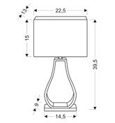 Lampa de noptiera Femo Candellux 41-79985 maro