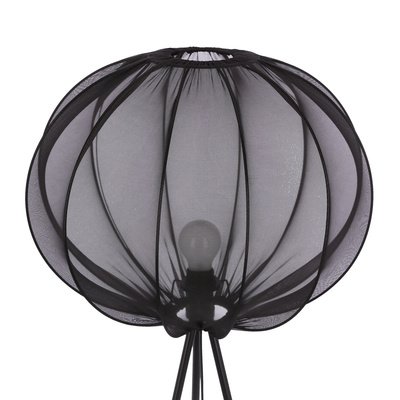 MELLOW lampe sur pied noire 1x40W E27 abat-jour 52 sphère noire 51-41944