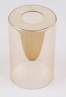 Abat-jour en verre marron E27 pour la lampe Bistro 71-03652