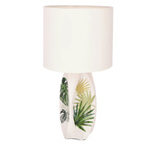 Weiße Tischleuchte Palma 2 Candellux 41-79978