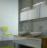 Aplică baie crom LED 7W 6500K reglabilă Gizel Candellux 20-32591