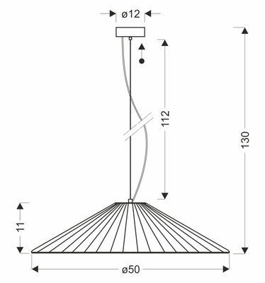 Lampa wisząca Sonte 50 czarna z białym szklanym kloszem nad stół