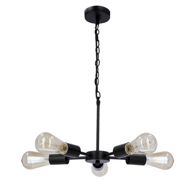 Sparta lampa wisząca czarny 5X60W E27 35-09388