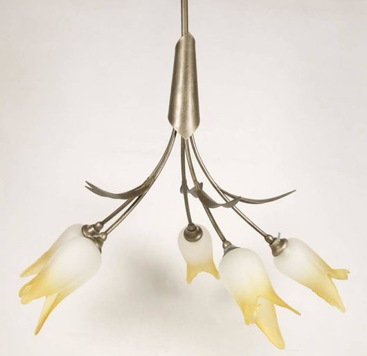 Plafonnier Candellux 35-85040 Rina plafond 5*40W G9 patine