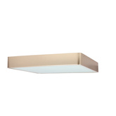 LED ceiling light QUATTRO golden pearl square with glass shade modern ceiling lamp for hallway and bathroom