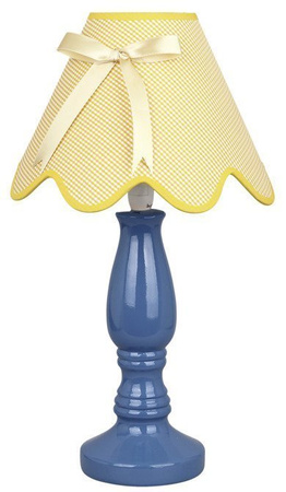 Tischleuchte blau und gelb Lola 41-63472