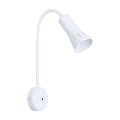 White wall lamp adjustable arm 1xE14 Arena 91-81346