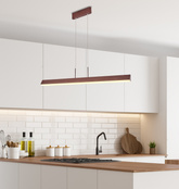 LED linear pendant lamp COCONUT minimalist lamp over table