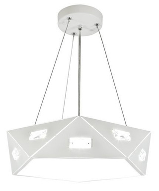 Lampe suspendue blanche pentagonale réglable 3xG9 Nemezis 31-59147
