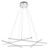 ANDROS 5 light LED pendant lamp modern geometric LED chandelier 4000K