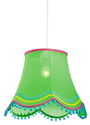 Hanging ceiling lamp candellux harlequin 31-94516 e27 green