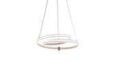SANTA lampa wisząca złoty 32W LED 3000, 4000, 6500K maskownica biały