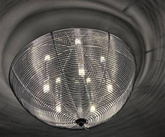 Plafon srebrny okrągły lampa sufitowa 5xG9 Ceiling 98-11640