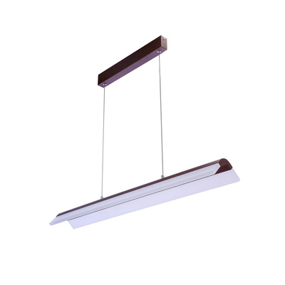 Pendant ceiling lamp Candellux Curacoa LED brown 4000K