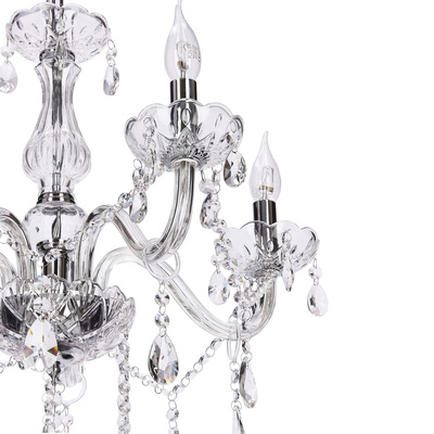 Cristallo lampa wisząca chromowy 5x40W E14 transparentny 35-30313