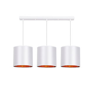 Lampe suspendue bande blanche 3xE27 Atlanta 33-00651