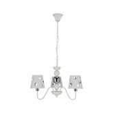 Candelabru alb suspendat 3xE14 Batley Ledea 50203109