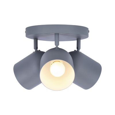 Lampa sufitowa 3xE27 szara 32cm AZURO 98-63236