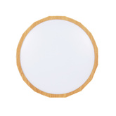 CADIX WOODEN LED CEILING LAMP 38.5 CM WHITE LAMPSHADE
