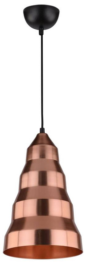 Hanging ceiling lamp candellux vesuvio 31-58584 e27 copper