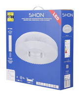 Plafon akryl LED 24W zmienna barwa jasność + pilot Shon 14-75314