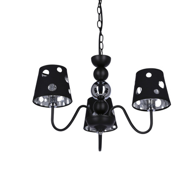 Suspension lustre noir 3xE14 Batley Ledea 50203105