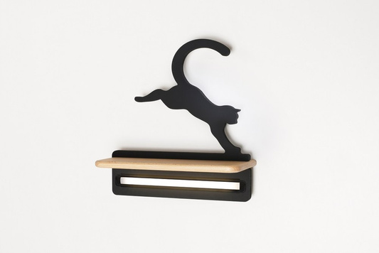 5W LED wall lamp for a child black cat jumping Cat Candellux 21-75635