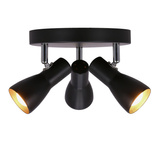 Lampa sufitowa plafon czarny mat regulowany Picardo 98-50793