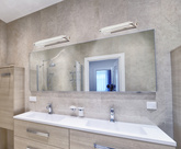 Applique salle de bain 11W LED 6500K chrome QUASAR 20-32560