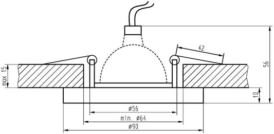 Set of Three Candellux Ss-15 Black Without Bulbs