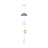 MOON SC HÄNGELAMPE 1X20W E27 IQ KIDS MISCHFARBE