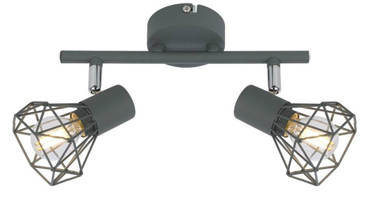 Wandleuchte Candellux Verve 92-60976 E14 Streifen mattgrau