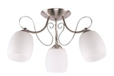 Lampa sufitowa białe szklane klosze Amba 33-78025