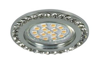Candellux Soc-01 Ch Gu10 Ceiling Fixture 50W 230V Ceiling Fixture Fixed Round Cast
