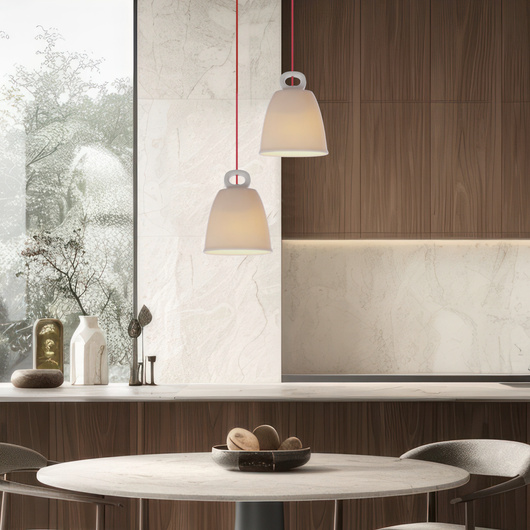 Sevilla Ledea 50101143 white ceramic pendant lamp