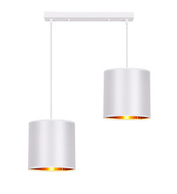 Lampa suspendata banda alba 2xE27 Atlanta 32-00644