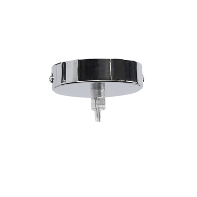 Plafoniera suspendata abajur sticla argintie E27 Libano Candellux 31-51646