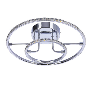Round ceiling lamp LED chrome plafond 36W 3000K Adel Candellux 98-69634
