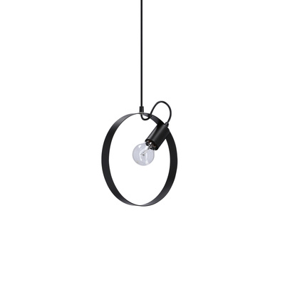 Hanging lamp black metal Nexo Ledea 50101199