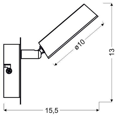 Lampa de perete Candellux Isla 91-61706 led 3000K