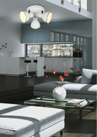 Deckenleuchte schwarz-weiß verstellbarer Plafond 3x40W Zumba Candellux 98-72160