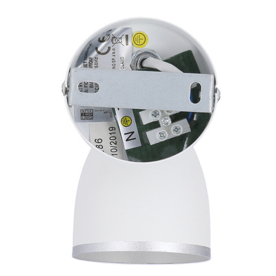 Wall lamp sconce 1xE14 white+chrome FIDO 91-63366