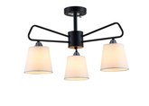 Plafoniera din metal alb-negru Morley Ledea 50203091